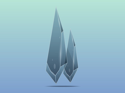 Shards of ice ice shard vector