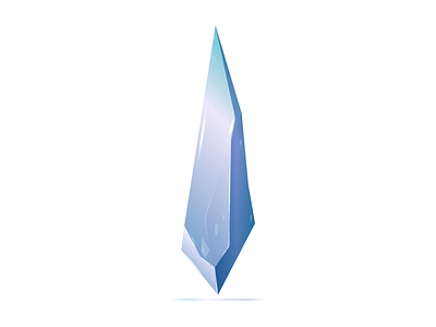 Shard of ice ice shard vector