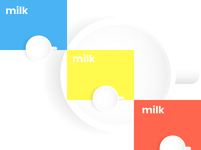 Milk design illustration milk minimalism