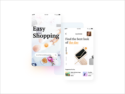 Day of the Fasion app design ecommerce fashion app mobile shop