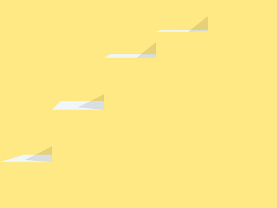 Yellow steps illustration ladder minimalism negative space simple steps yellow