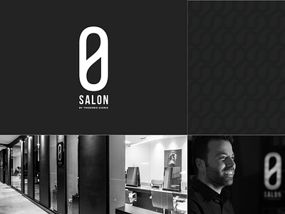 Θ Salon design greece hair hairdresser hairstyle idenity logo luxury salon logo salons style