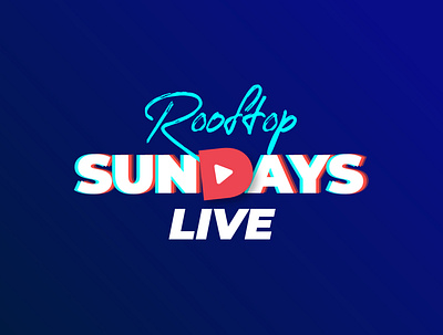 Sundays Live Logo fun live live music music show sociamedia streaming tv video