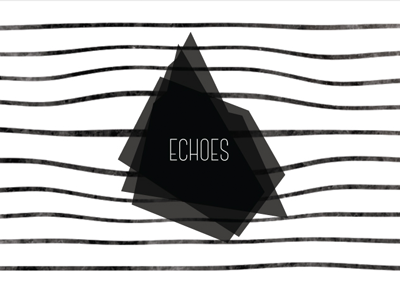 Echoes alternative band bw curve echoes free guitar identity logo rock stripes wave