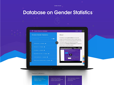 Database on Gender Statistics barchart breakdownchart charts data database eige linechart map piechart statistics visualisation