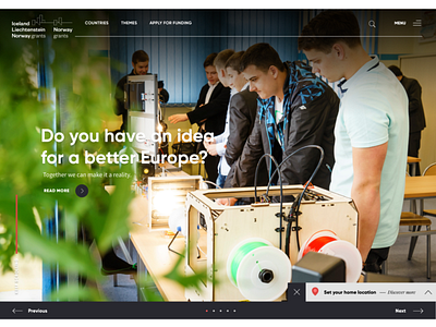 Landing Page Redesign The EEA Grants and Norway Grants