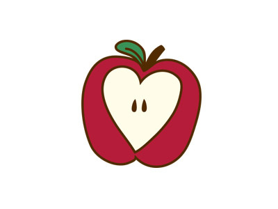 Applebar Logo apple design fruit illustrator juicebar logo photoshop vector vegetable