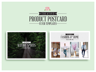 Creative Product Postcard Flyer Templates