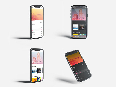 Music mobile application design