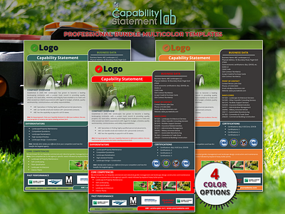 Landscaping Capability Statement Template branding capability statement design graphic design small business