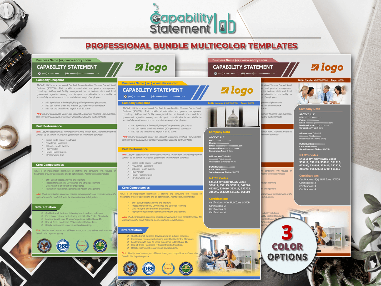 Modern Capability Statement Template by Pankaj on Dribbble