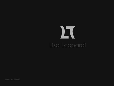 Logo branding design graphic icon lingerie logo mark typography vector