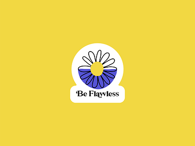 Be Flawless Logo branding design graphic design illustration logo typography