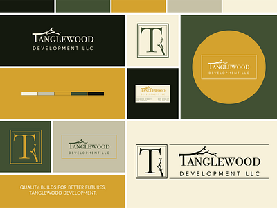 Tanglewood Development Branding branding design graphic design illustration logo typography