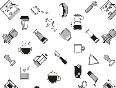 Coffee tools pattern