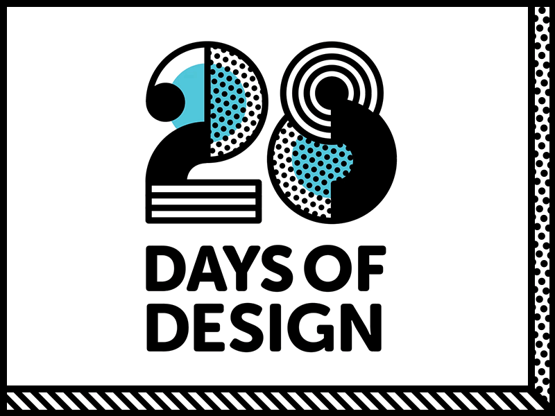 Flywheel's 28 Days of Design - 2017 branding campaign design design gif illustration logo modern type typography