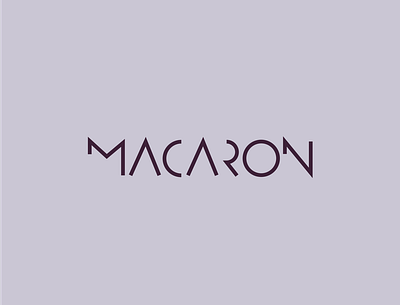 Logo design brand Macaron branding design graphic design logo