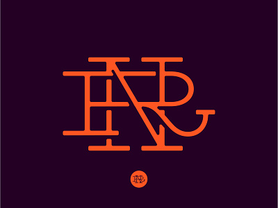 NR Monogram logo brand identity branding logo logotype monogram type typography
