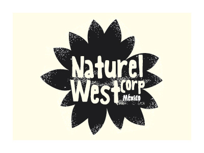 Naturel West corp logo branding logo