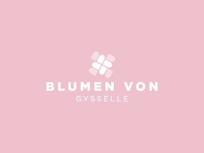 Blumen Von Gysselle Logo branding logo