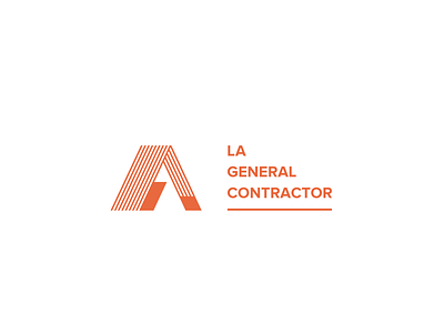 LA-General Contractor branding design graphic design inspiration logo logotype mexico minimal tresleches vector