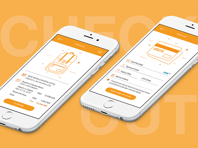 Check Out - Hotel Booking App app checkout creative design hotel mobile pay ui ux vietnam