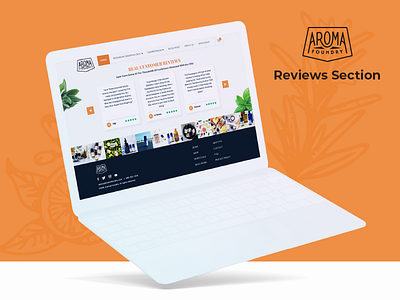 Aroma Foundry's Reviews essential oil homepage landing page natural pure reviews uiux vietnam vietnamese website