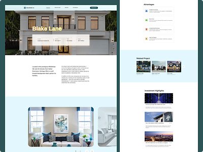 Home Detail Page - Value Builder colors design detail page dribble dribble shot graphic design header hero section icons landing page logo motion graphics product design ui user experience user interface ux value builder page website website design