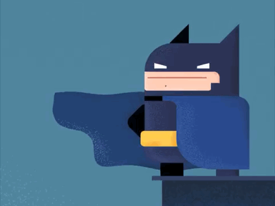 The Batman animation batman humor illustration motion design vector