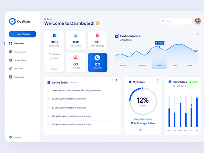 Monitoring Dashboard UX UI