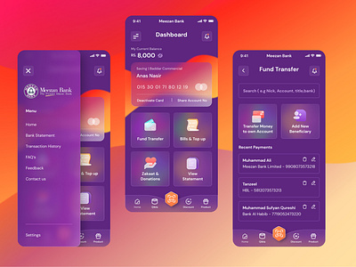 Meezan Bank - Mobile App Redesign
