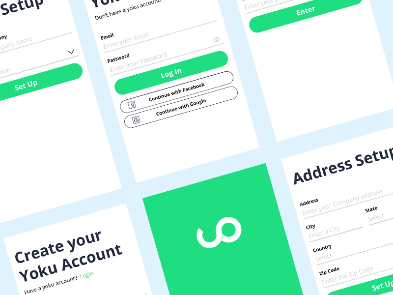 registration page design app