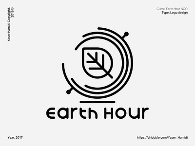 Earth Hour NGO | کمپین ساعت زمین brand design branding design icon illustration illustrator logo logodesign logoinspiration logotipo logotype symbol typography vector