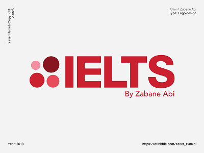 IELTS brand design branding branding design design flat design graphic design icon illustration illustrator logo logo design logodesign logoinspiration logos logotipo logotype symbol typography vector vector illustration