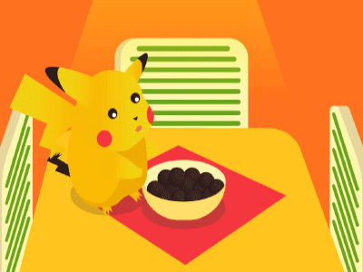 I Caught Pikachu! animation gif illustration pikachu pokemon pokemon go vector