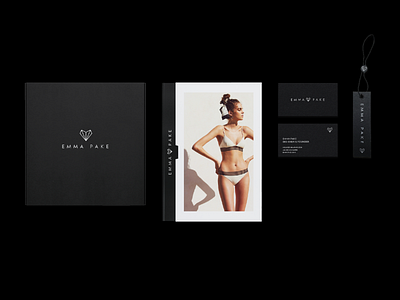 Emma Pake #02 branding bussiness card graphic design logo lookbook packaging packaging design print