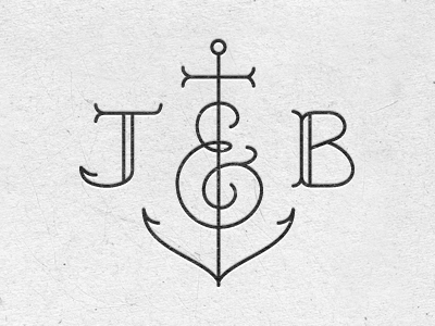 Tattoo idea for my wife ampersand anchor black and white lettering tattoo typography