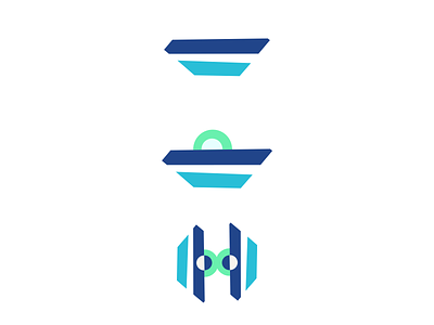 A funny app icon design iteration adobe android app design geometry icon idea identity ios logo material sketch