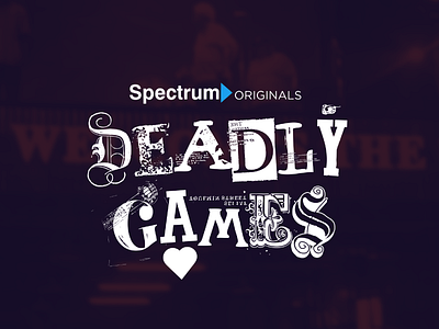 Manhunt: Deadly Games design key art keyart logo typography