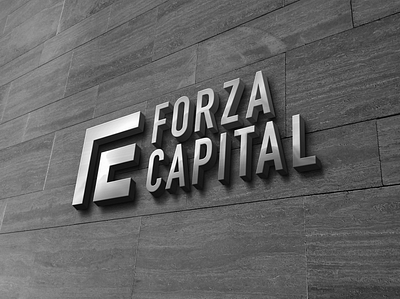 Forza Capital brand identity branding graphic design logo mortgage loans sign