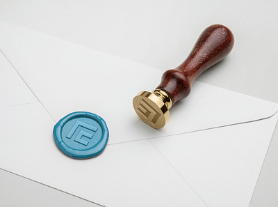 Forza Capital brand identity branding graphic design logo mockup mortgage loans stamp wax seal