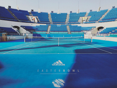 EasterBowl adidas brand identity branding graphic design logo mockup sports sports branding stadium tennis