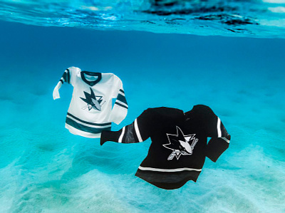 2019 NHL All-Star Uniforms adidas apparel apparel design graphic design hockey jerseys nhl parley penguins sharks sports sustainability uniforms