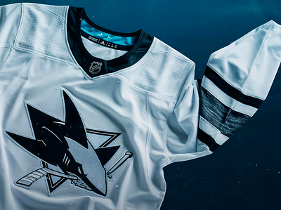 NHL All-Star Jerseys 2019 adidas graphic design hockey jersey parley sharks sports sustainabilitiy uniforms