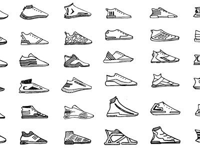 Sneaker Study adidas footwear graphic design process sketching sneakerhead sneakers sports
