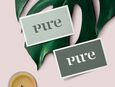 Pure Botanical Cafe botanical boutique brand identity branding cafe cafe logo creative direction feminine graphic design logo modern moodboard plants pure serif styleguide