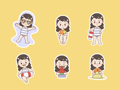 Summertime Sticker