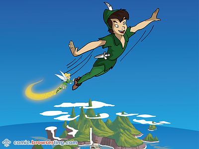 Peter Pan Joke fly flying island never land never never neverland peter peter pan tinker bell tinkerbell