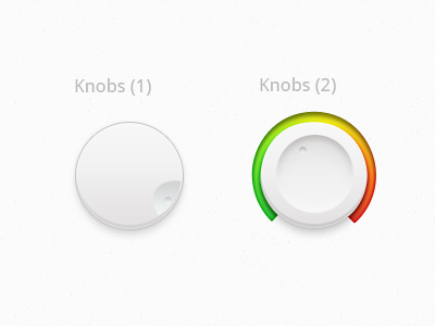 Crisp UI Kit: Dials cheap clean creative dials elements kit knob market minimal psd ui