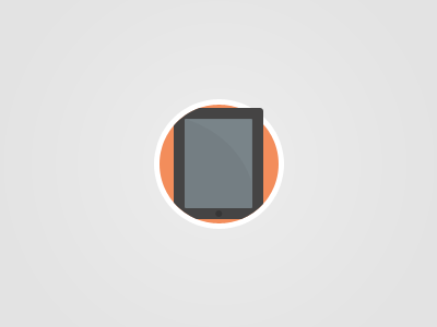 Flat iPad Icon